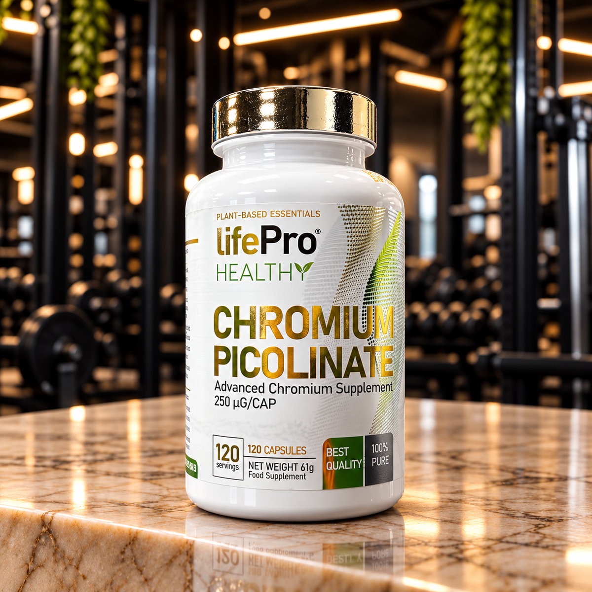 Life Pro Chromium Picolinate 250 µg – 120 Capsules