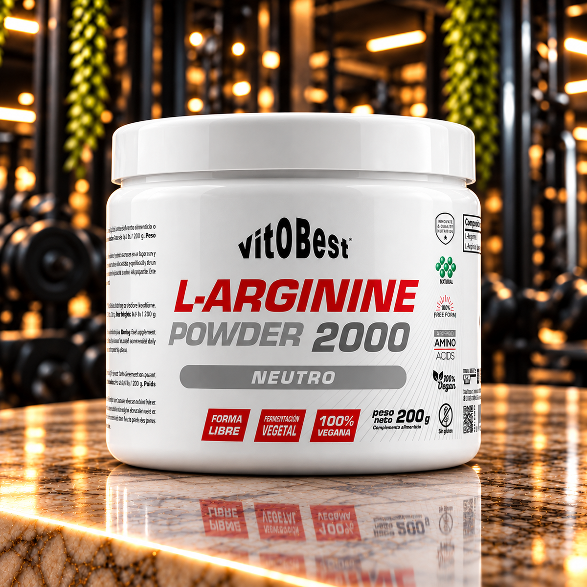 Vitobest · L-Arginine 2000 en polvo · 200 g · Neutro