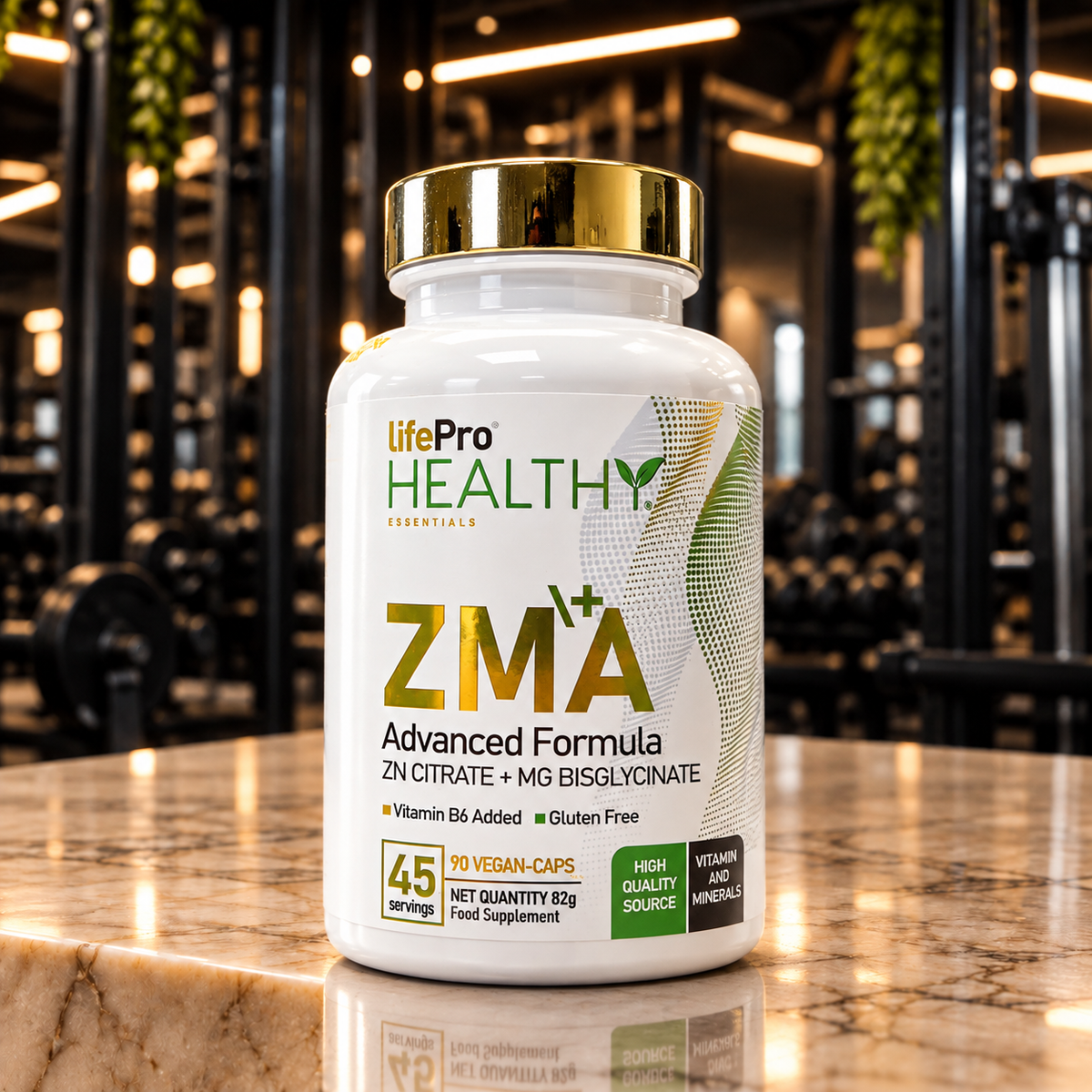 Life Pro Healthy ZMA+ Advanced Formula – 90 Vegan Caps
