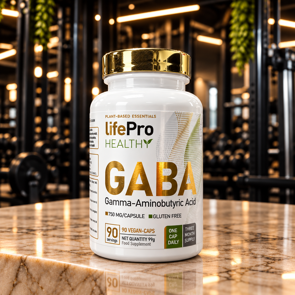Life Pro GABA 750 mg – 90 Vegan Caps