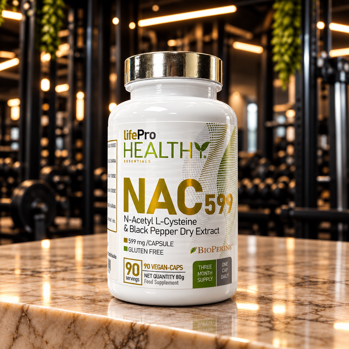 Life Pro NAC 599 mg – 90 Vegan Caps