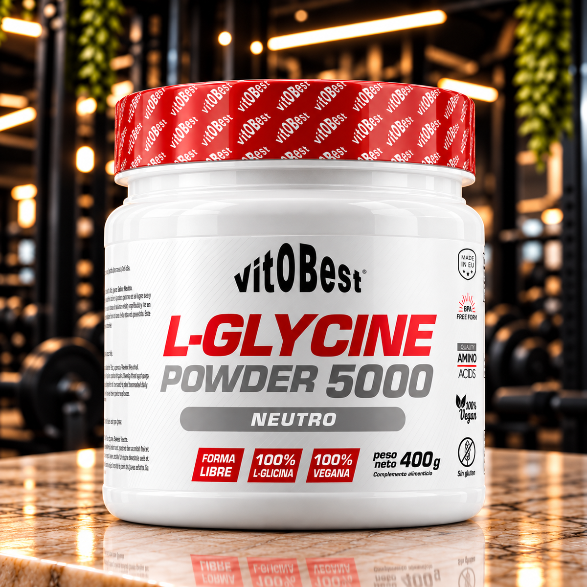 Vitobest L-Glycine Powder 5000 400 g – Neutro