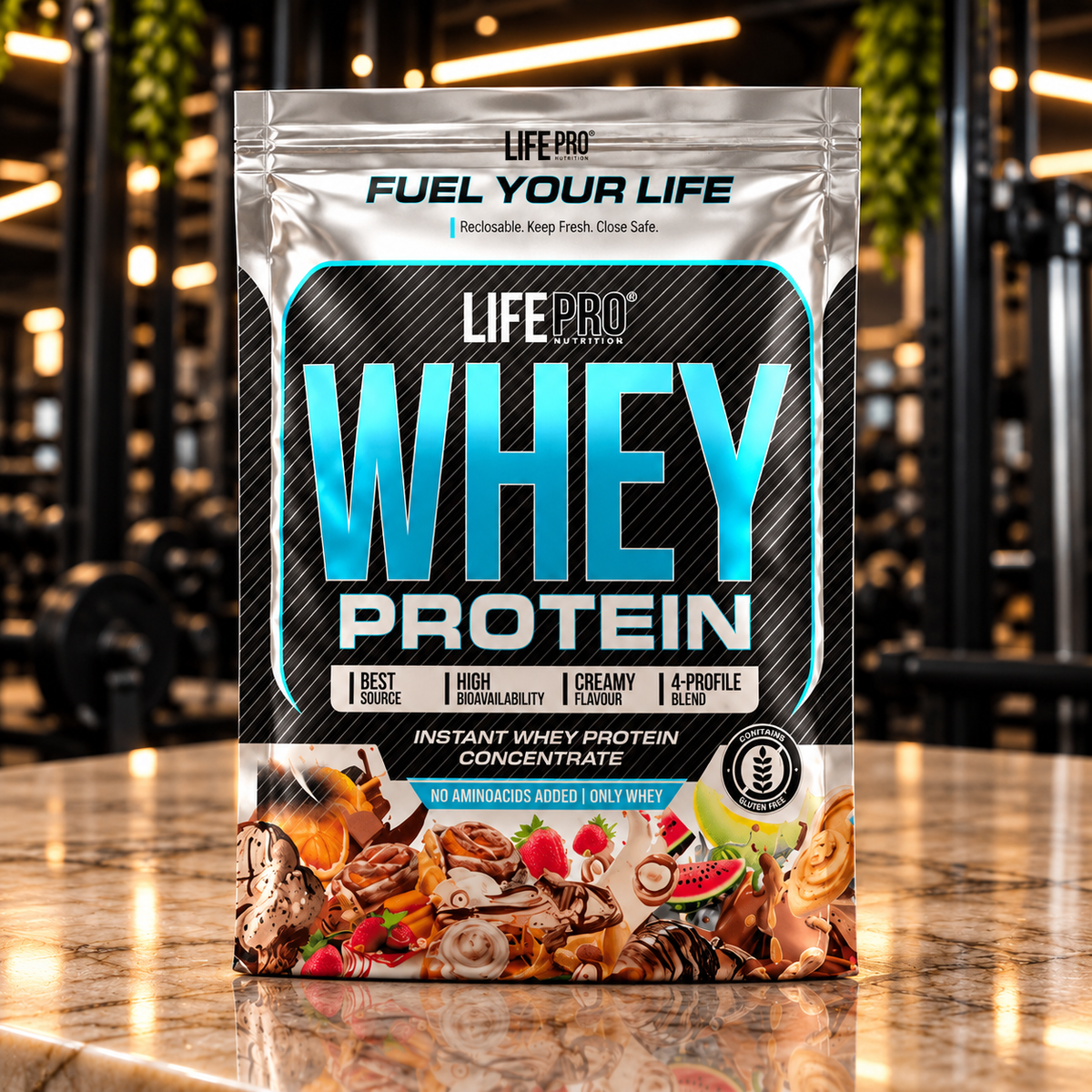 Life Pro Whey 1 kg – Unflavoured