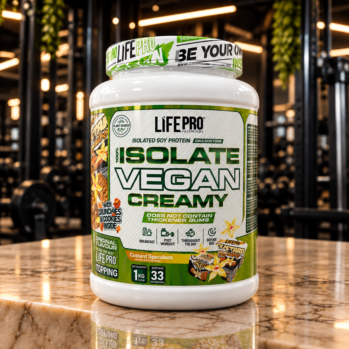 Life Pro Isolate Vegan Creamy 1 kg – Custard Speculoos