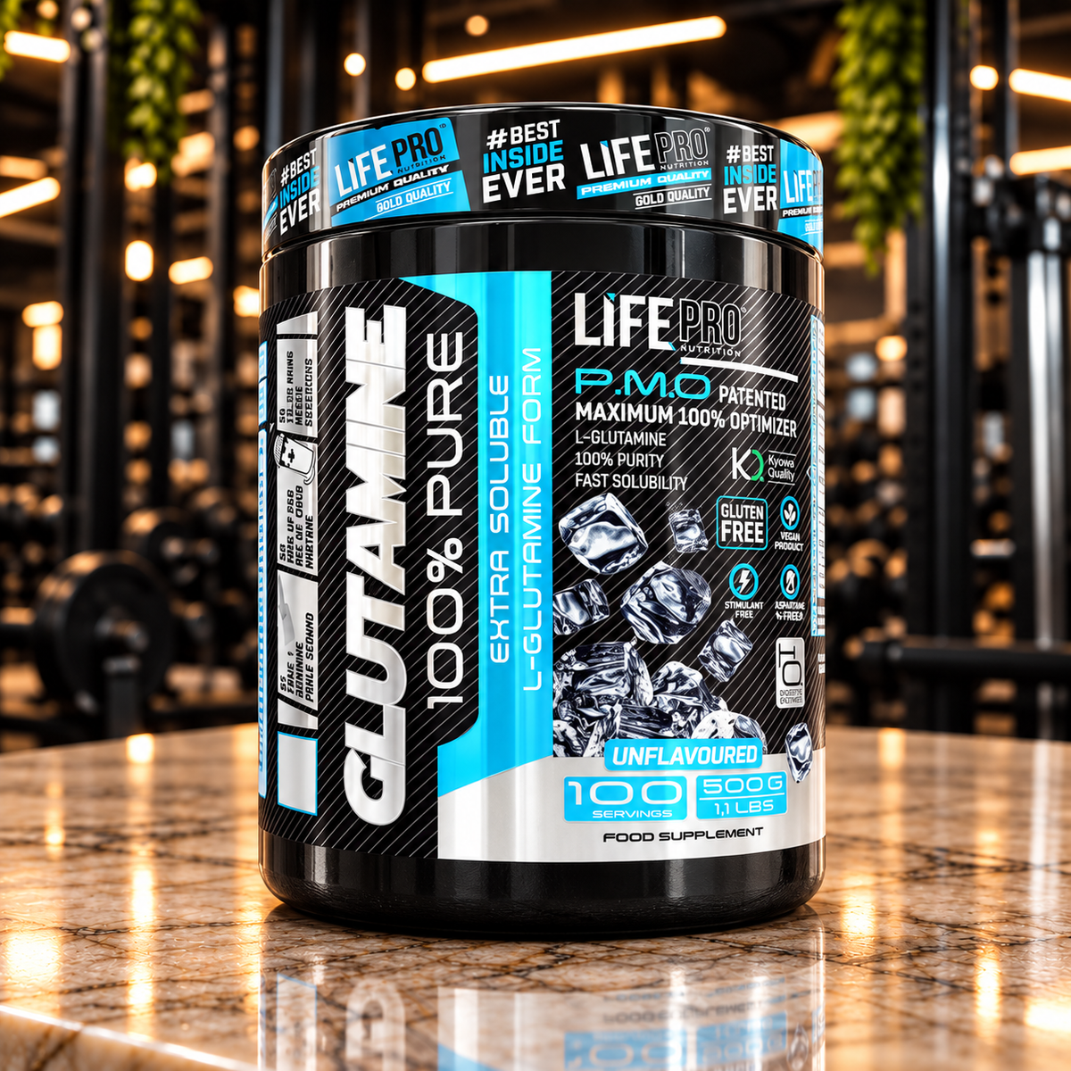 Life Pro Glutamine 500 g – Unflavoured
