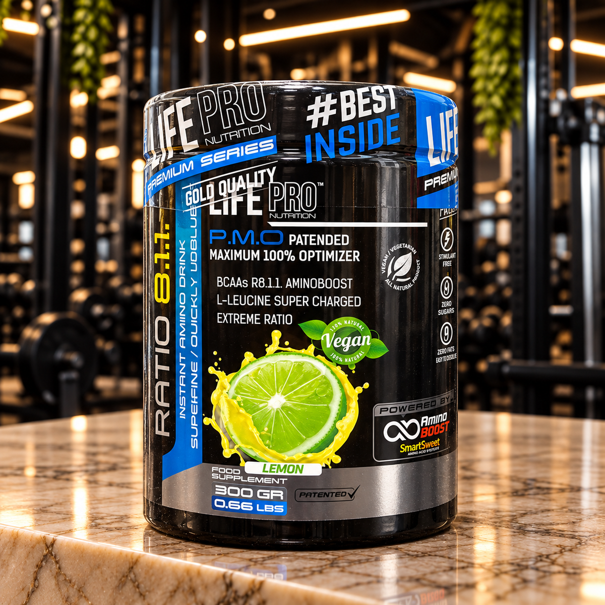 Life Pro BCAA Pro 8:1:1 300 g – Lemon