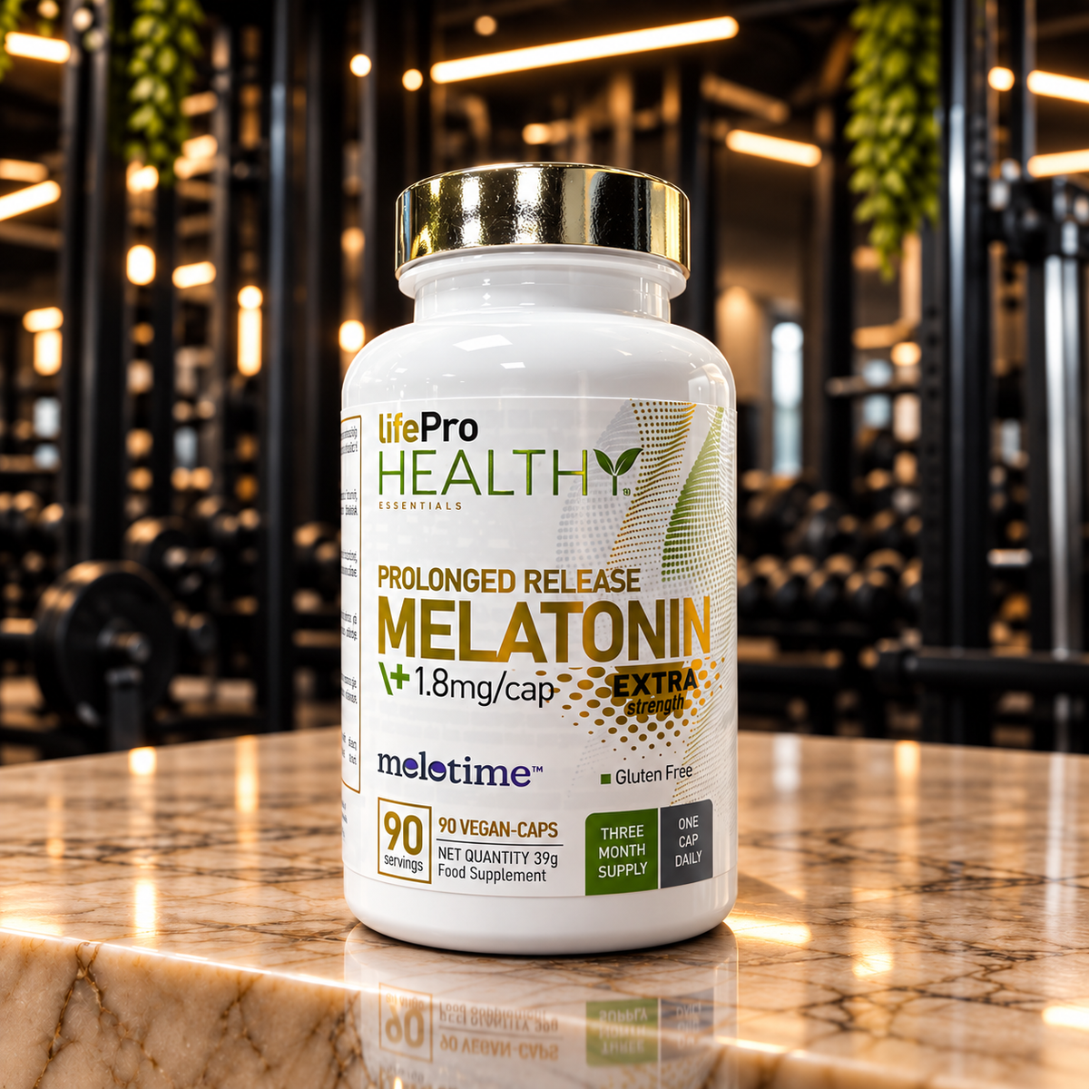 Life Pro Prolonged Release Melatonin 1,8 mg – 90 Vegan Caps