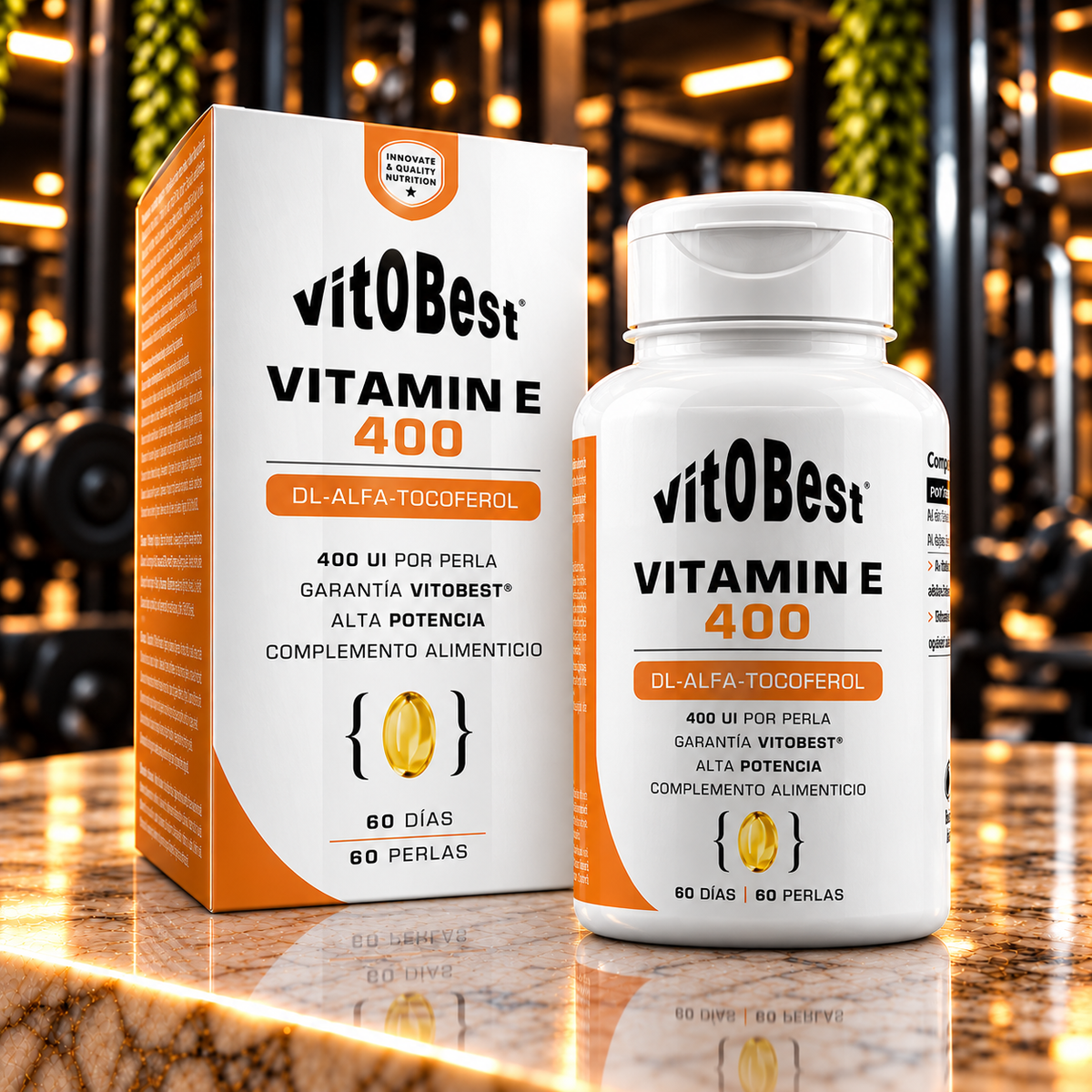 Vitobest · Vitamin E 400 · 60 perlas