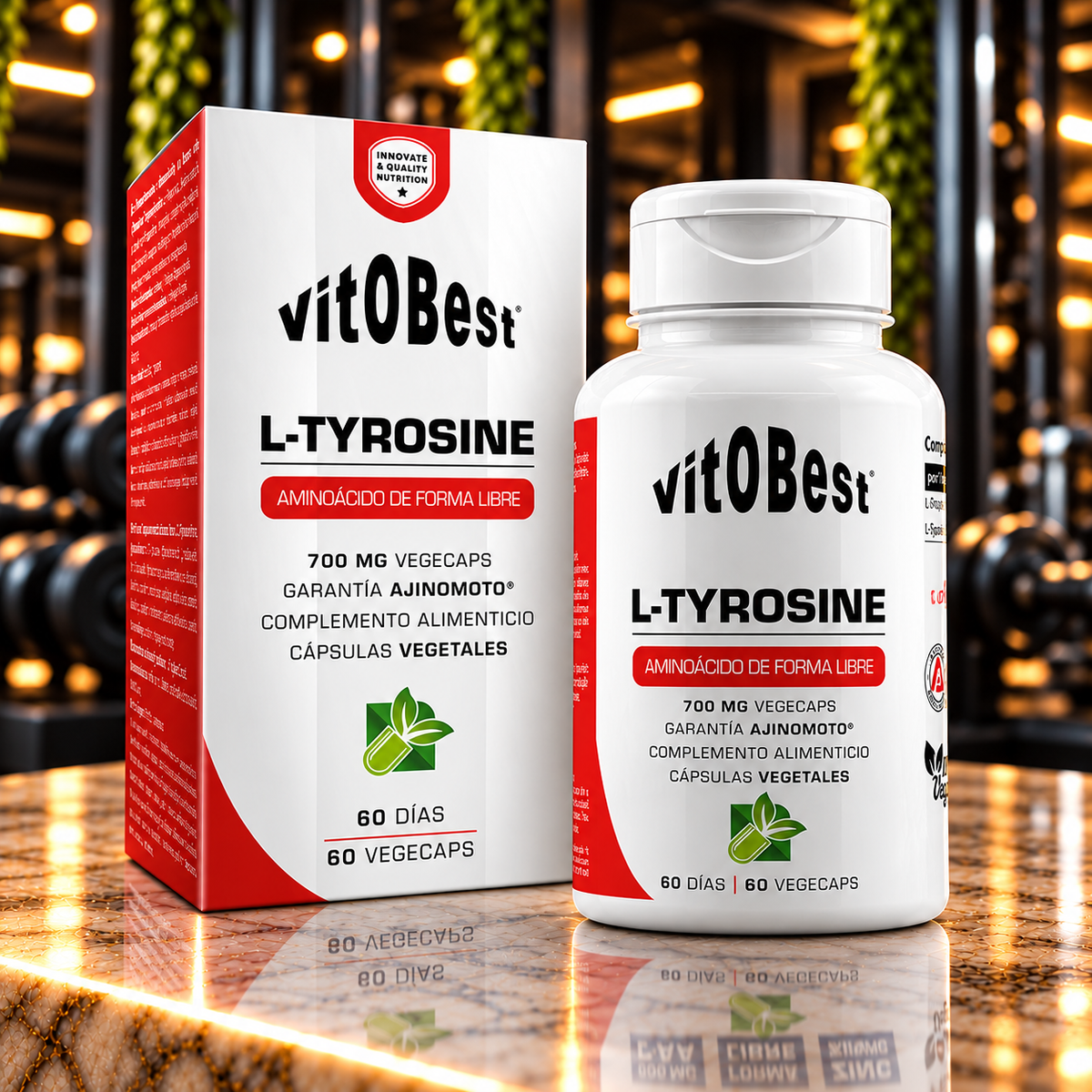 Vitobest · L-Tyrosine · 60 cápsulas