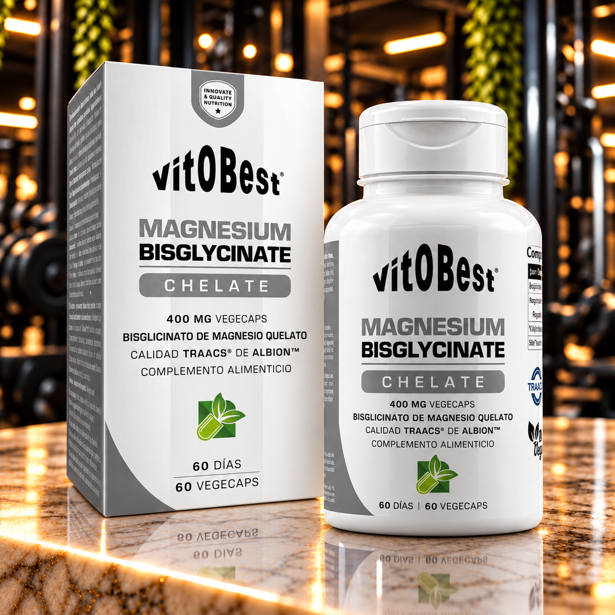 Vitobest · Magnesium Bisglycinate · 60 cápsulas