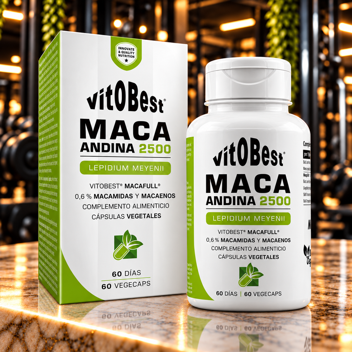 Vitobest · Maca Andina 2500 · 60 cápsulas