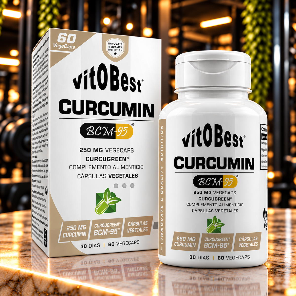 Vitobest · Curcumin BCM-95® · 60 cápsulas