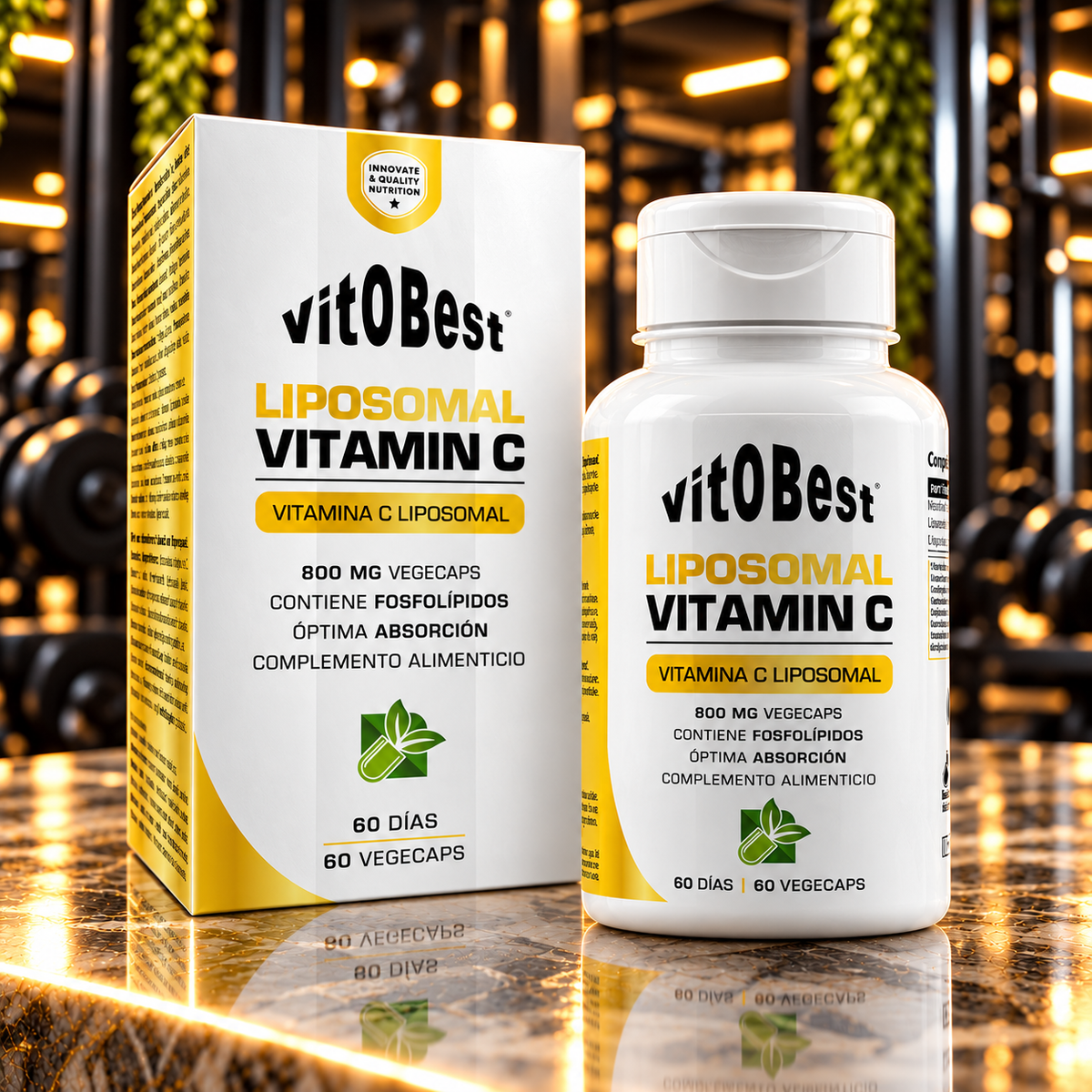 Vitobest · Liposomal Vitamin C · 60 cápsulas